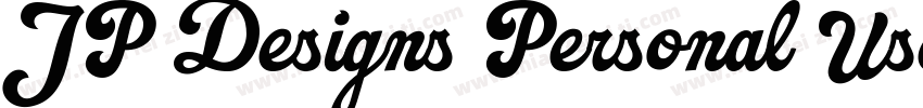 JP Designs Personal Use字体转换